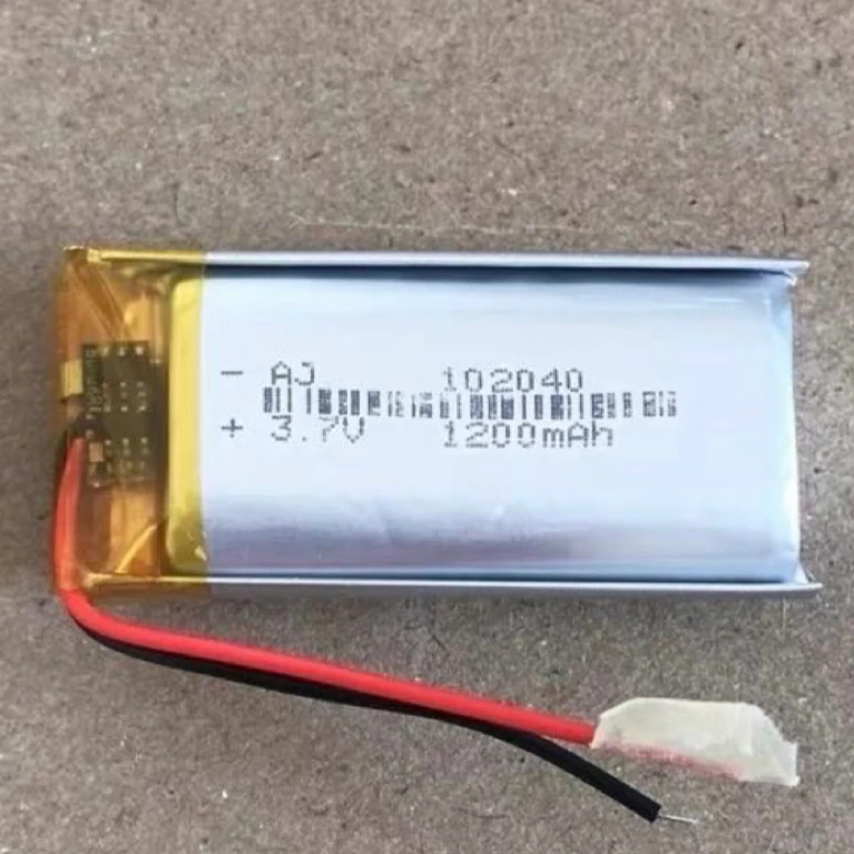 

3.7V 1200mAH 102040 Polymer Lithium ion / Li-ion Battery For GPS Mp3 Mp4 Radio-controlled Electrical Device DVR CAM