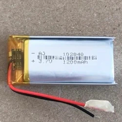 3.7V 1200mAH 102040 polimerowa bateria litowo-jonowa/litowo-jonowa do GPS Mp3 Mp4 sterowana radiowo kamera elektryczna DVR