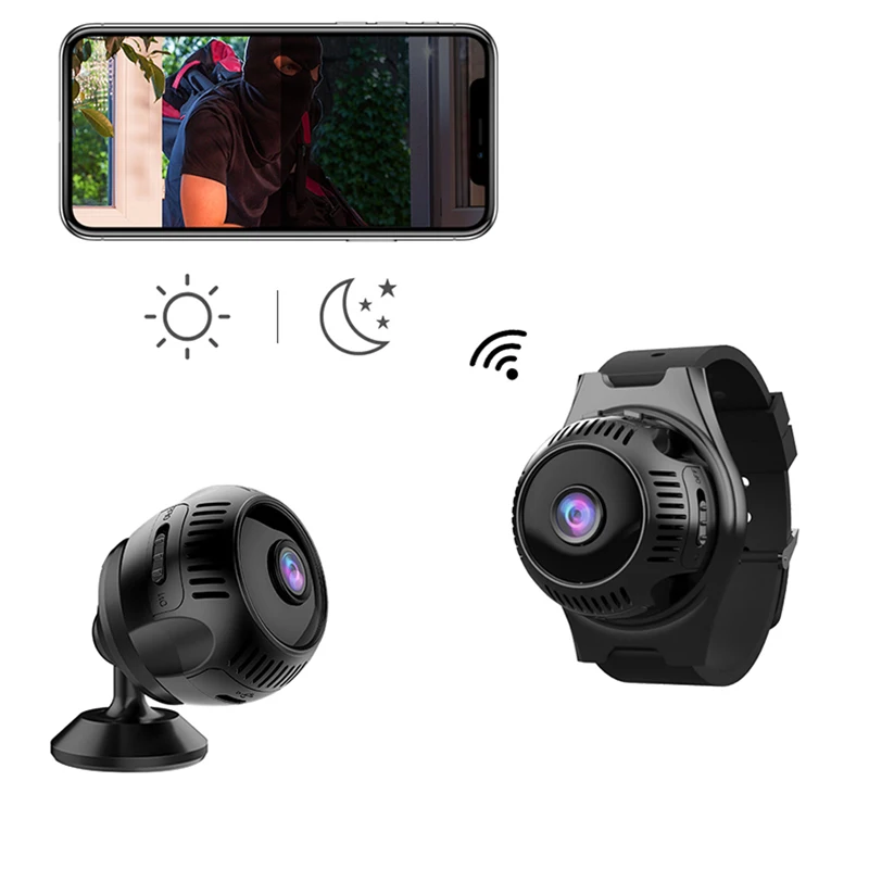 X7 4K Mini Wifi Camera Motion Detection Night Vision Dv Recorder With Full Hd 1080p Micro Camera Protable With Watch strap