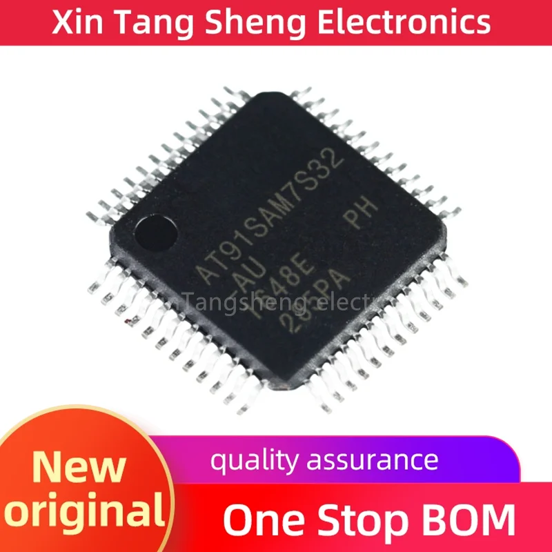 New AT91SAM7S32-AU-001 AT91SAM7S32-AU QFP-48 microcontroller chip