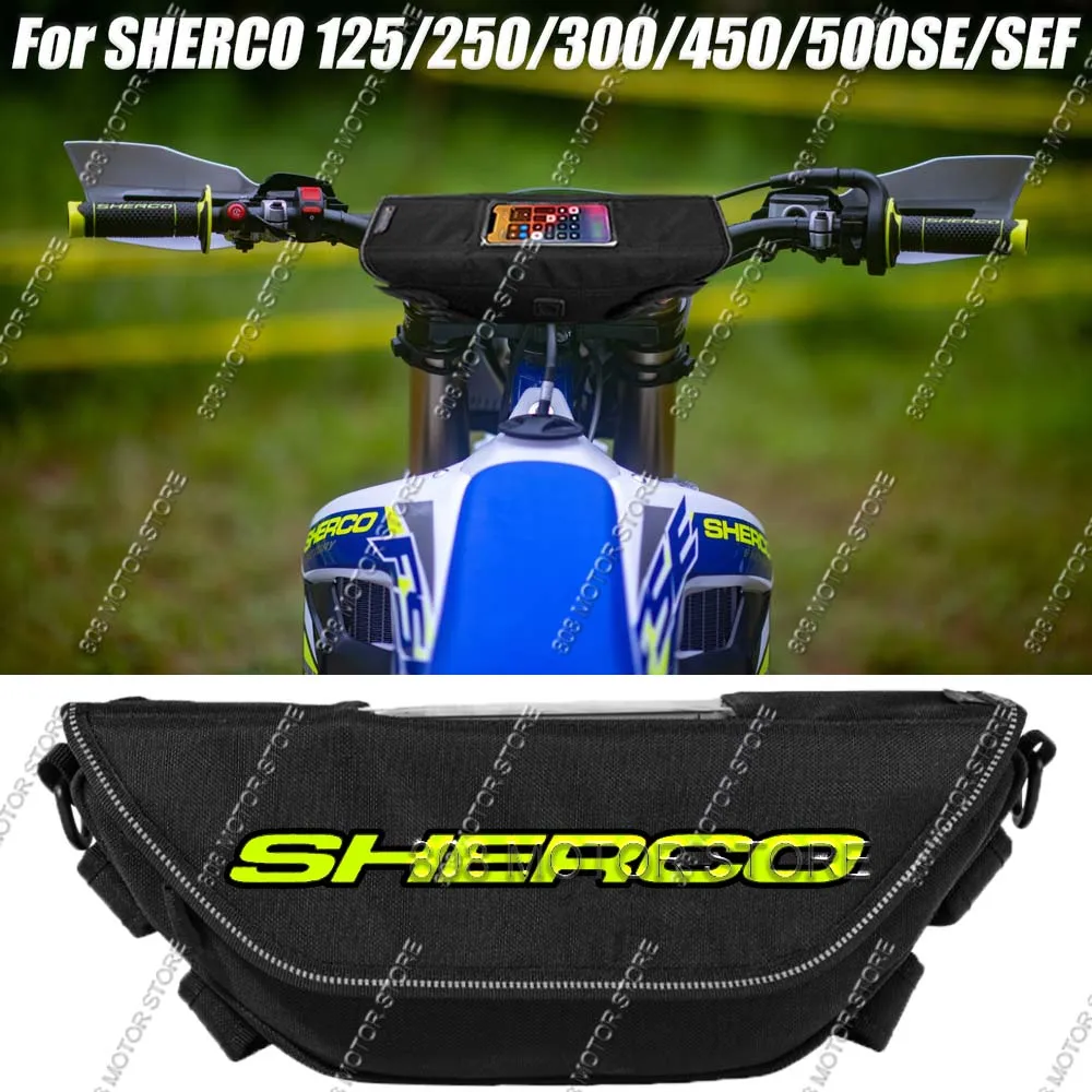 

For Sherco 125 250 300 450 500SE SEF Motorcycle accessories tools bag Waterproof And Dustproof Convenient travel handlebar bag