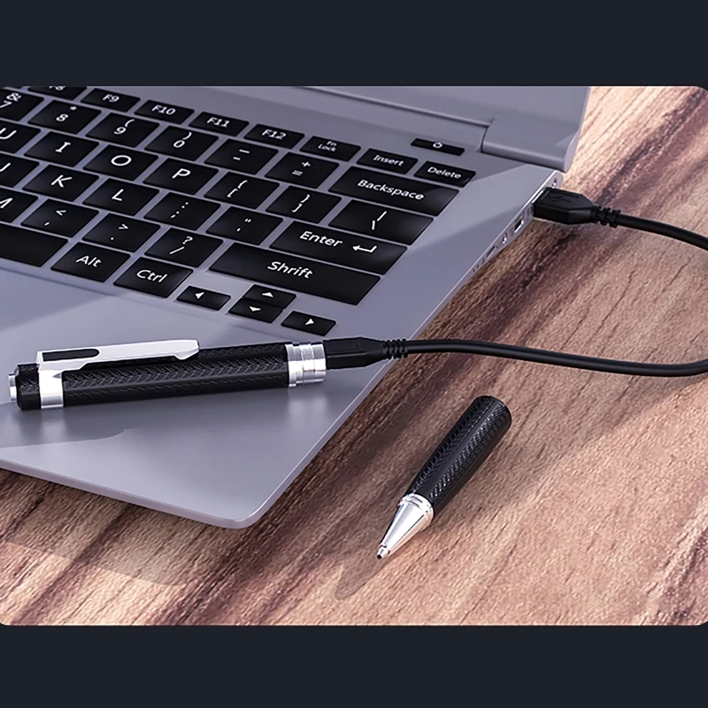 Professional Digital Writing Voice Recorder Portable One-Touch Recording Pen High Definition for Study and Business Meeting