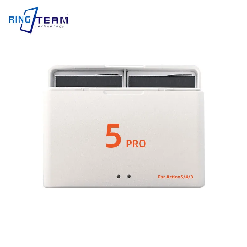 

For Dji Osmo Action 5 Power Battery Charger/Dual Slot Battery Storage Box/Case Action 5 Pro Compatibility 3/4 Camera Accessories