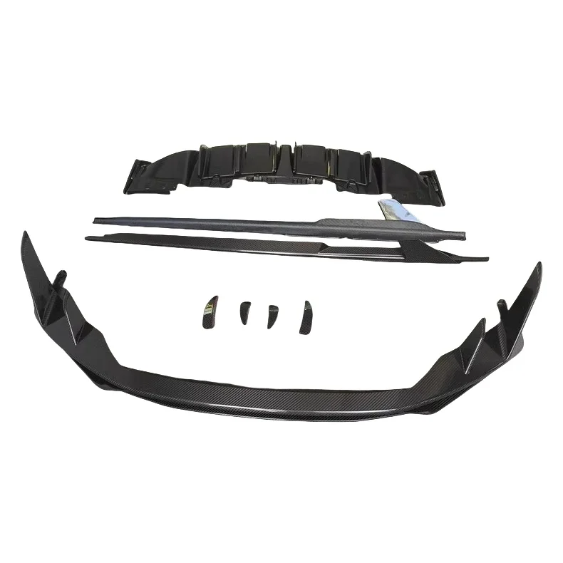 For Audi R8 Capristo Style Dry Carbon Front Lip for Audi R8 Body Kit Side Skirts Front Lip Rear Diffuser Body Kit