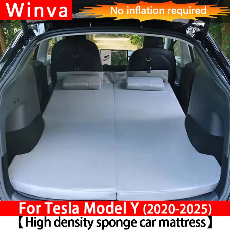 

Для Tesla Model YJuniper 2025 Кемпинговый матрас, складной спальный матрас из пены с эффектом памяти, портативный спальный коврик в автомобиле