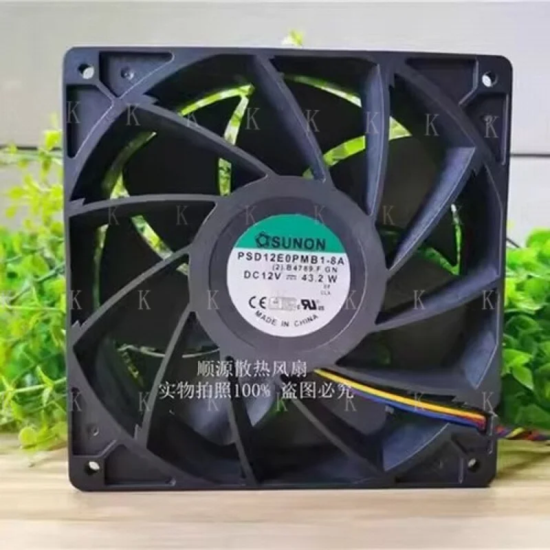 

C FOR SUNON PSD12E0PMB1-8A 14038 DC12V 43.2W 14CM Cooling Fan