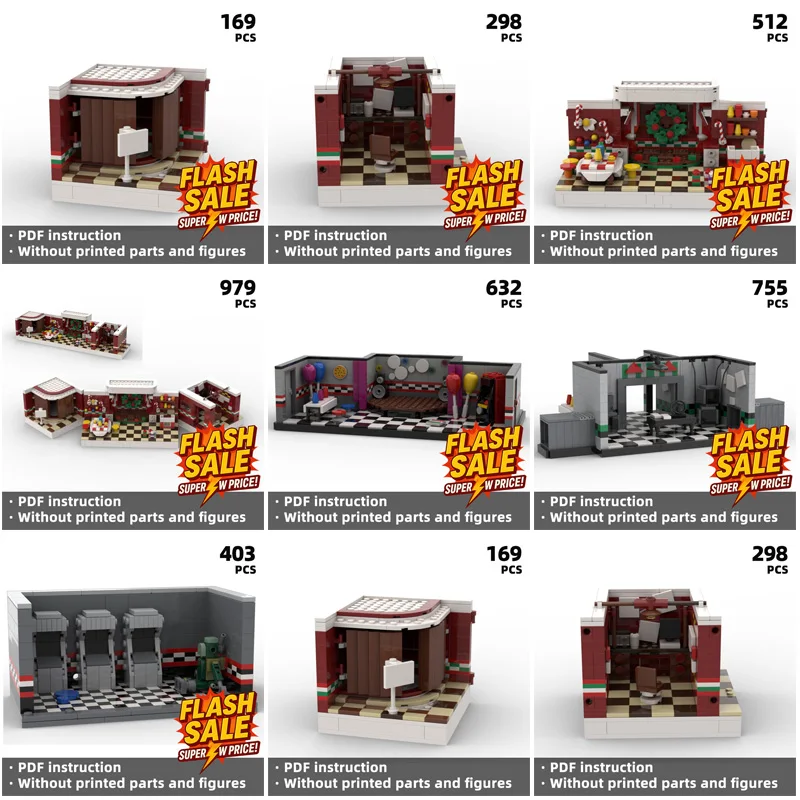 

Classic building blocks a fantastical and thrilling gift for growth from video games and horror movies