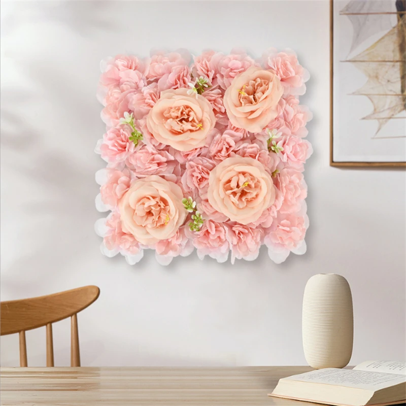 

Artificial Silk Rose Flower Wall Hanging, Fake Flowers, Wedding Decoration, Christmas, Birthday, Home Decor