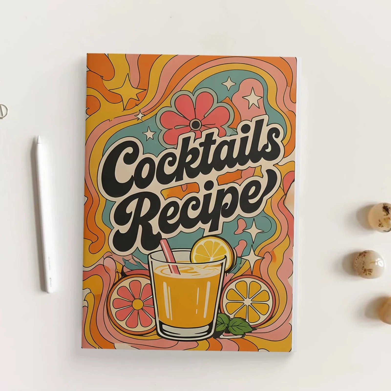 Party Mixology Cocktail Recipe Book Moisture-resistant Guidebook for Home Bartenders Step-by-Step Drink Manual Gift Idea