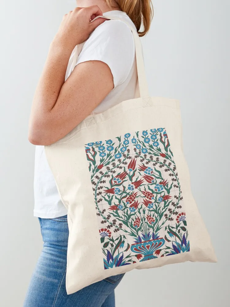 Sheikh Zayed Mosque Tile Tote Bag tote men men's Customizable