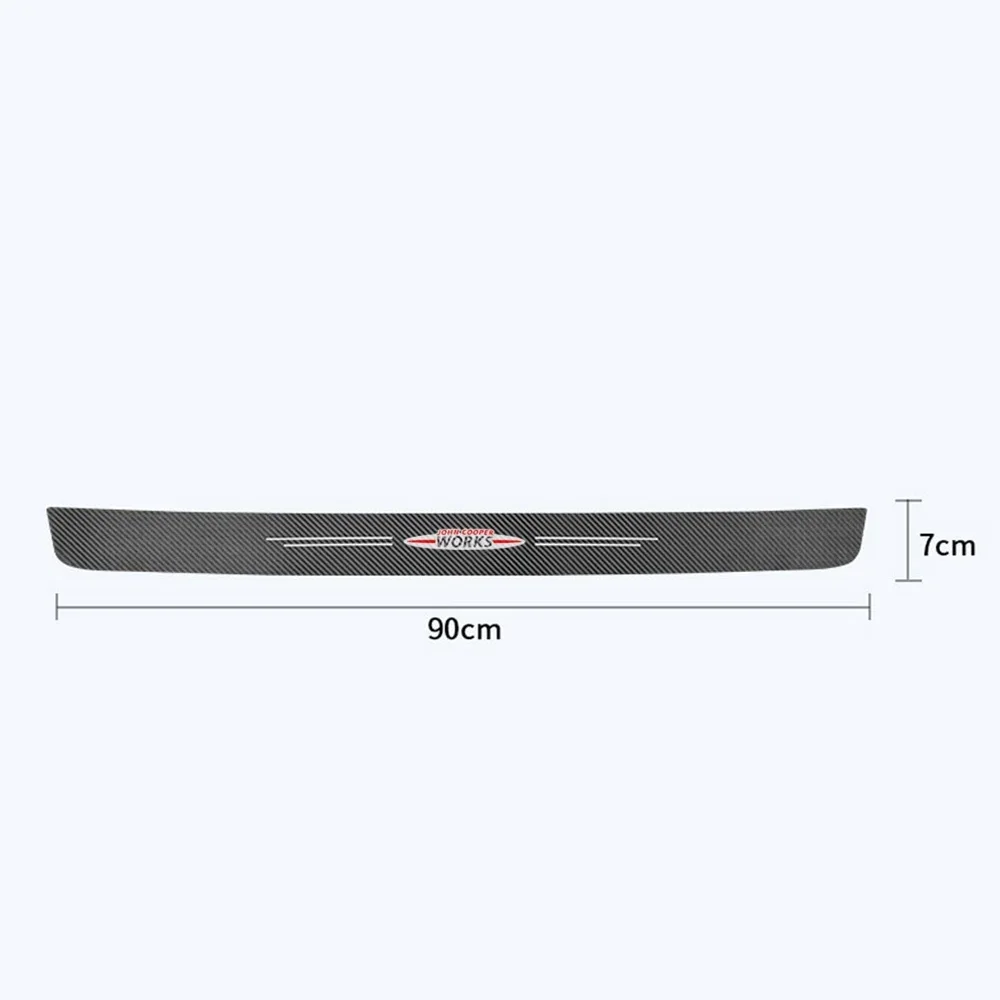1pc Car Trunk Bumper Decorative Protective Film Stickers for Mini Coopers Works R56 R50 R51 R52 R53 R52 R55 R58 R59 Countryman