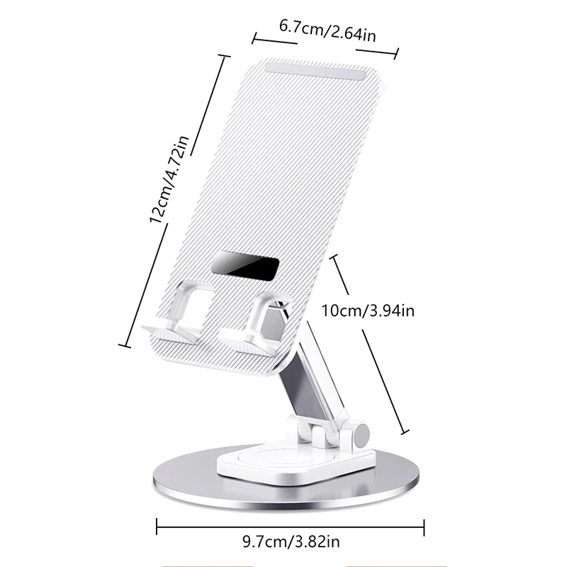 Universal All Aluminum Alloy Portable Tablet Holder For IPad IPhone Holder Tablet Mobile Phone Stand Mount Adjustable Flexible