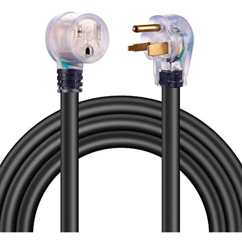 

Heavy Duty 50AMP Welder Extension Cord 25ft 8 Gauge Industrial NEMA 6-50 ETL Approved