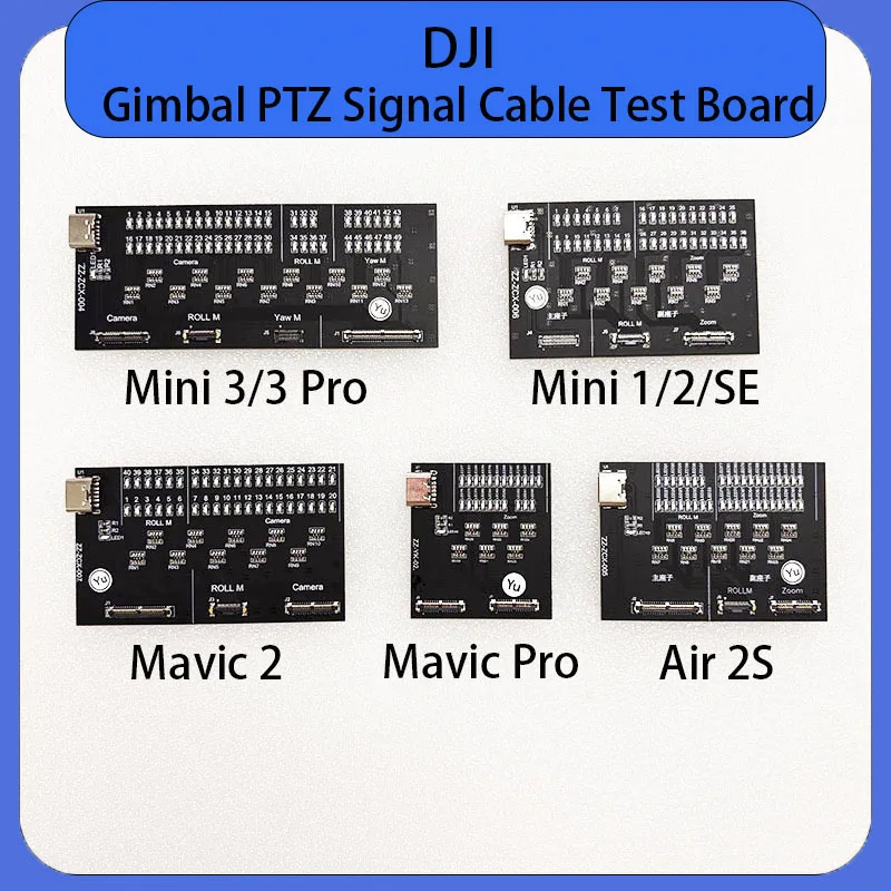 

NEW Mavic 2 Pro/ Zoom/Mavic Pro/Mini 3/3Pro Mini 1/2/SE Gimbal PTZ Signal Cable Test Board For DJI Drone Camera Signal Line Part