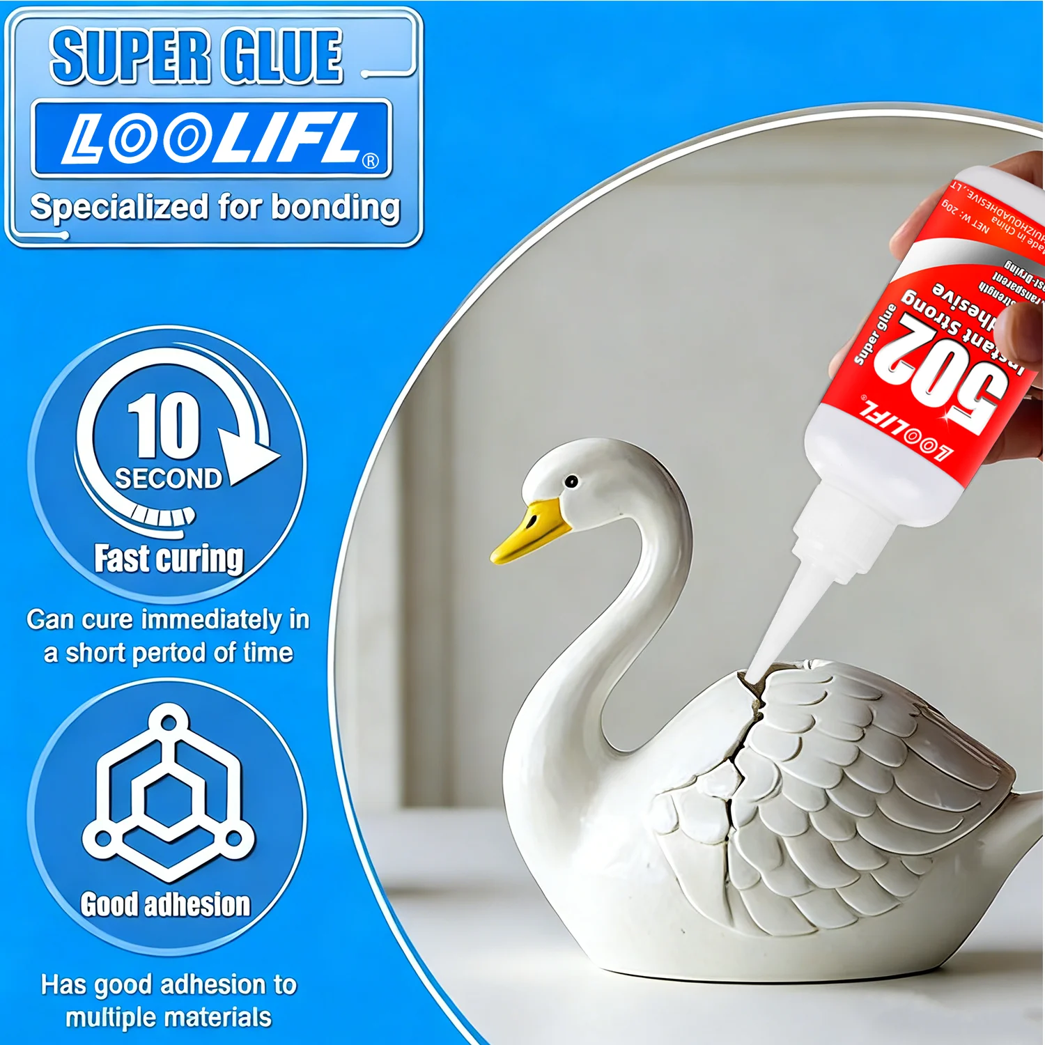 5-10 szt. Klej 502 Super Glue, – Woodworking Quick Glue recenzja i cena