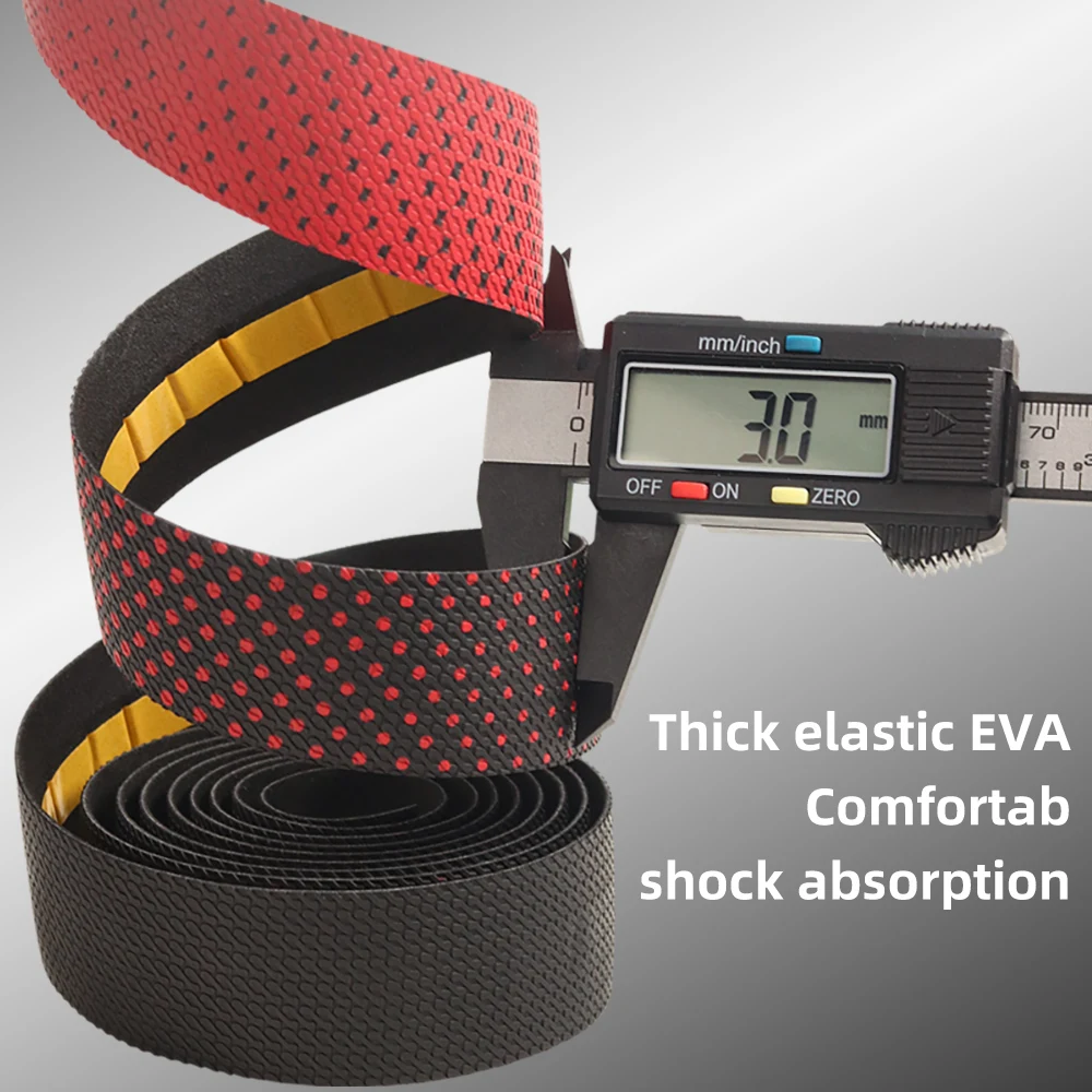 VXM Road Bicycle PU EVA Handlebar Tape Professional Wrapper Non-slip Shockproof Gradient color Cycling Balance Bike Tape Part