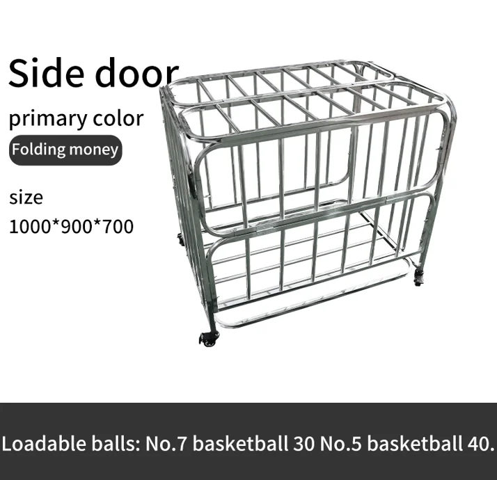 Competitive Outdoor Storage Cart for Soccer Volleyball with Wheels Easy Folding Design