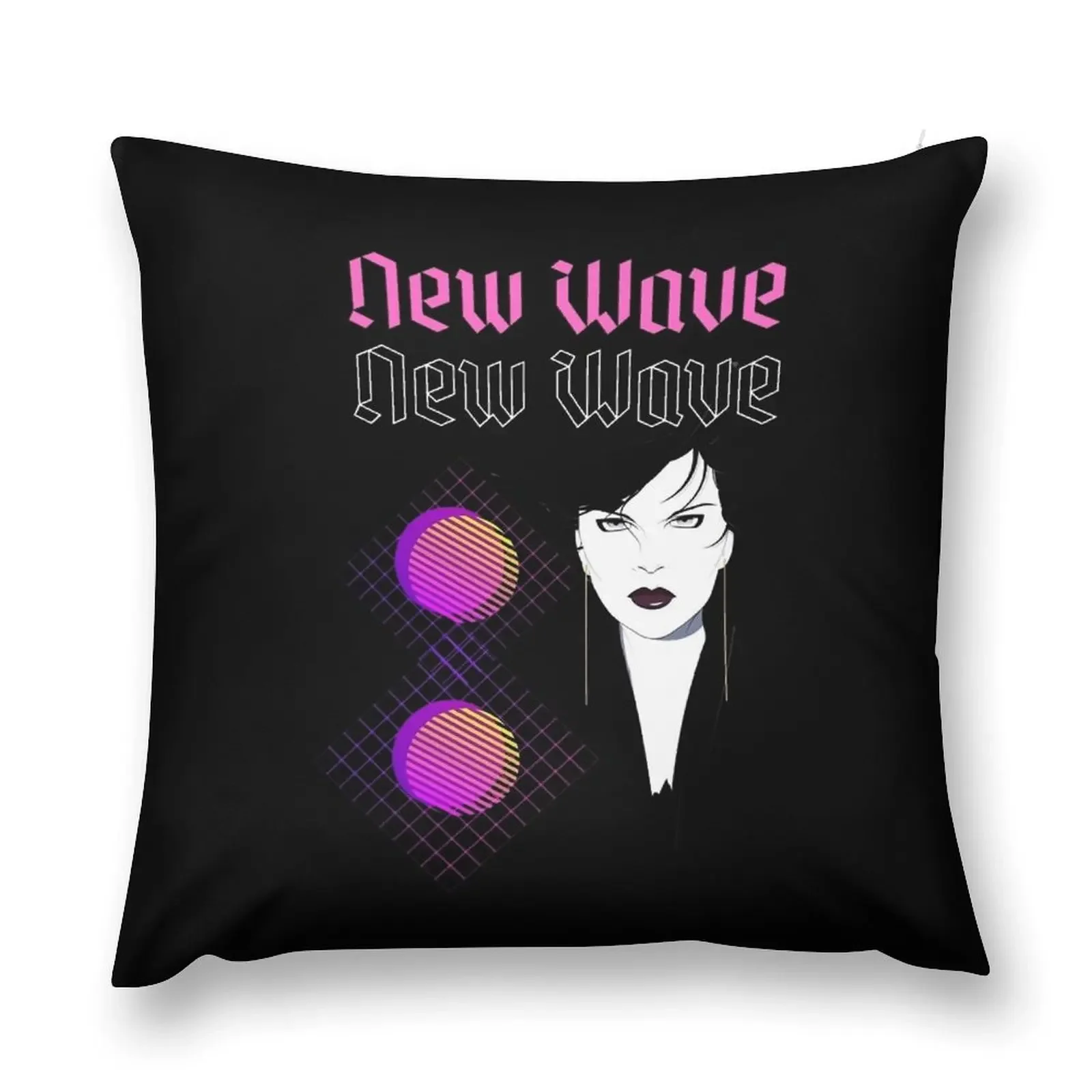 

New Wave Music Throw Pillow Cushion Cover Plaid Sofa Christmas Covers For Cushions pillow