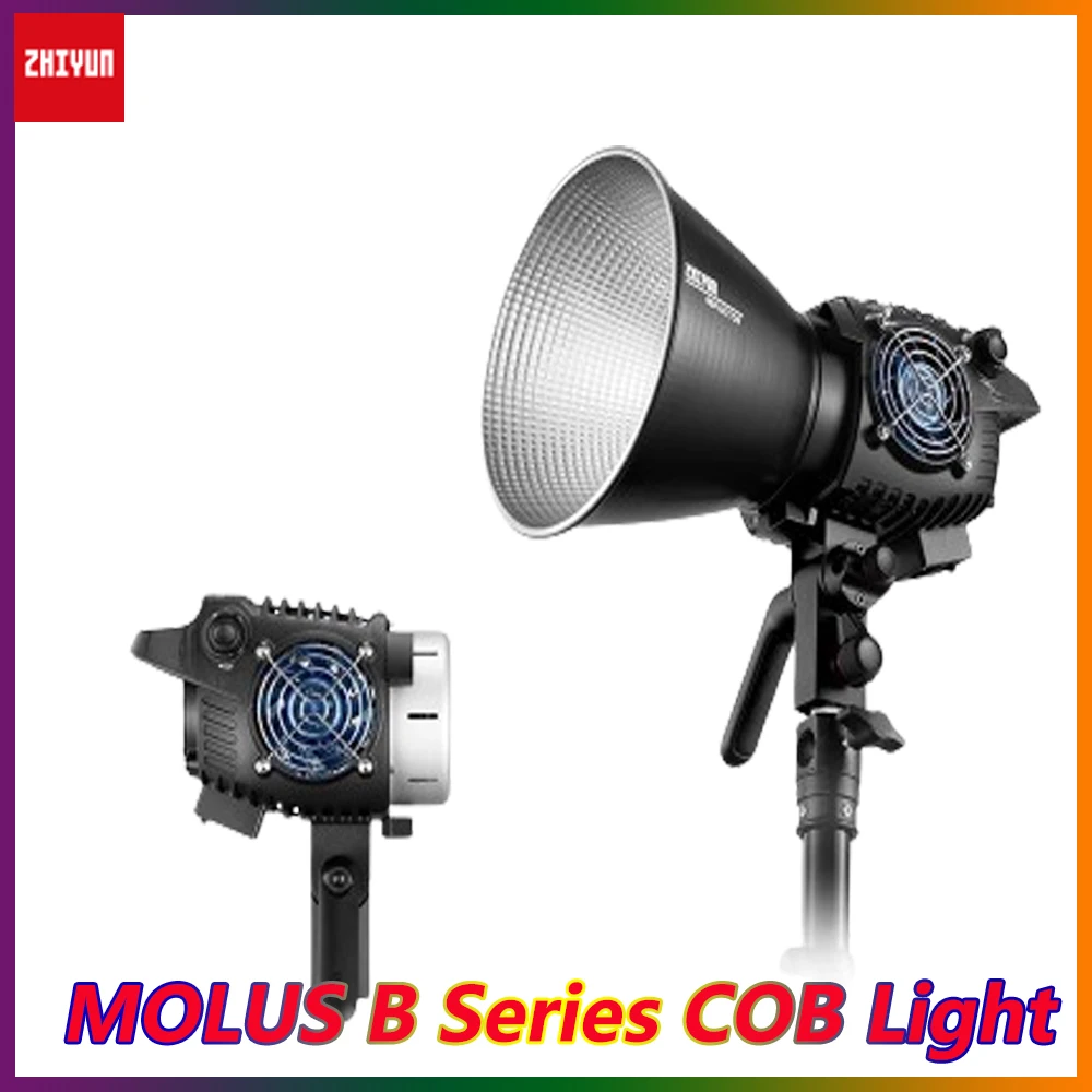 

ZHIYUN MOLUS B Series Bi-Color COB Light Video Lights Bluetooth Control Photography Lighting B100 B200 B300 B500