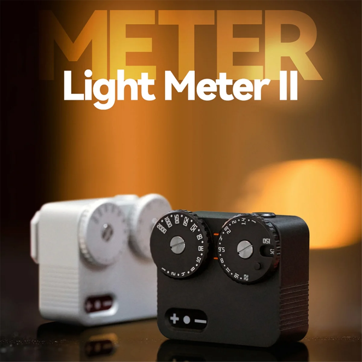 

B60A Light Meter II Cold Shoe for DSLR Film Camera Light Meter 12 Shutter Speed Photography Accessories(Silver)