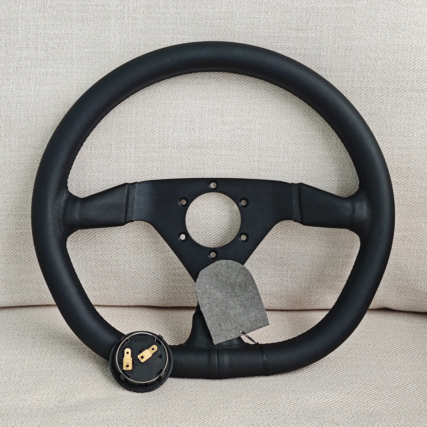 350 مللي متر JDM D شكل الجلود سباق عجلة القيادة MO سيارة الانجراف الألعاب محاكاة عجلة القيادة الرياضية