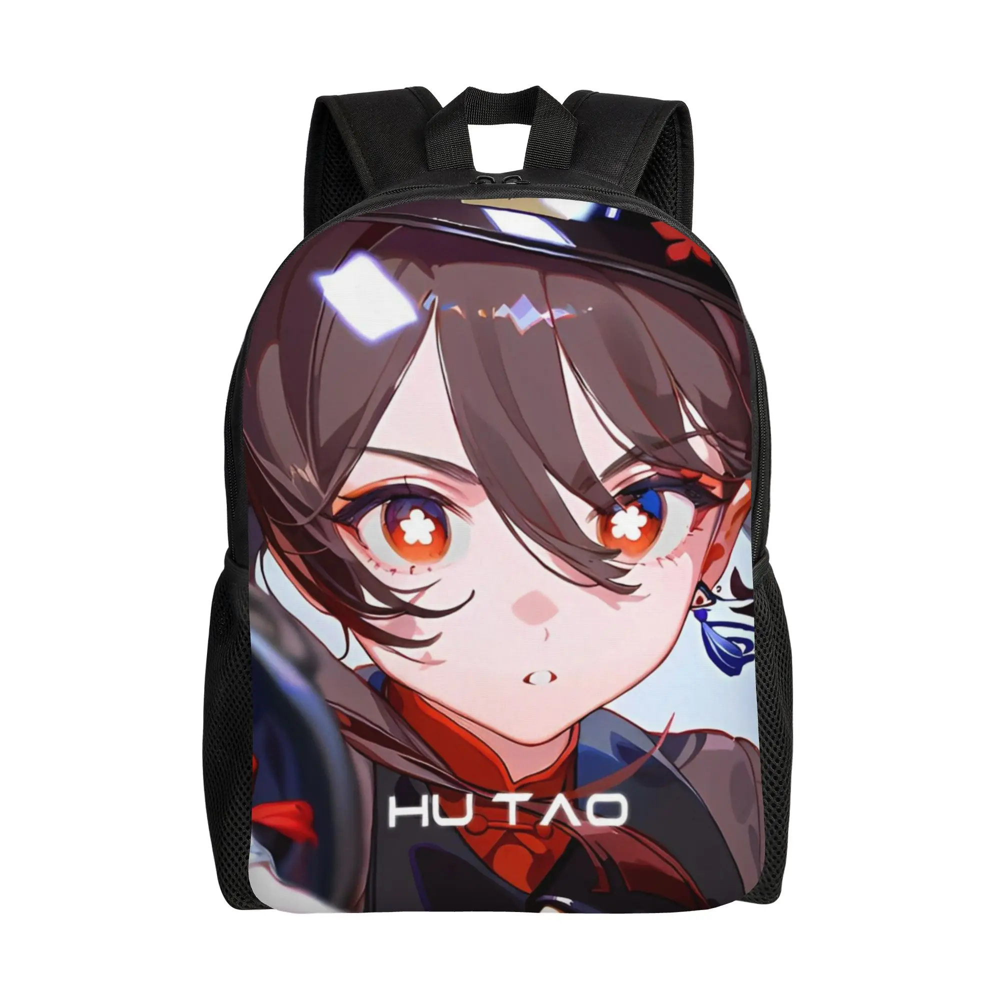 

Модный рюкзак Genshin Impact Hu Tao, легкий студенческий рюкзак для работы, аниме, игр, мультфильмов, для мужчин и женщин, холщовая сумка для ноутбука