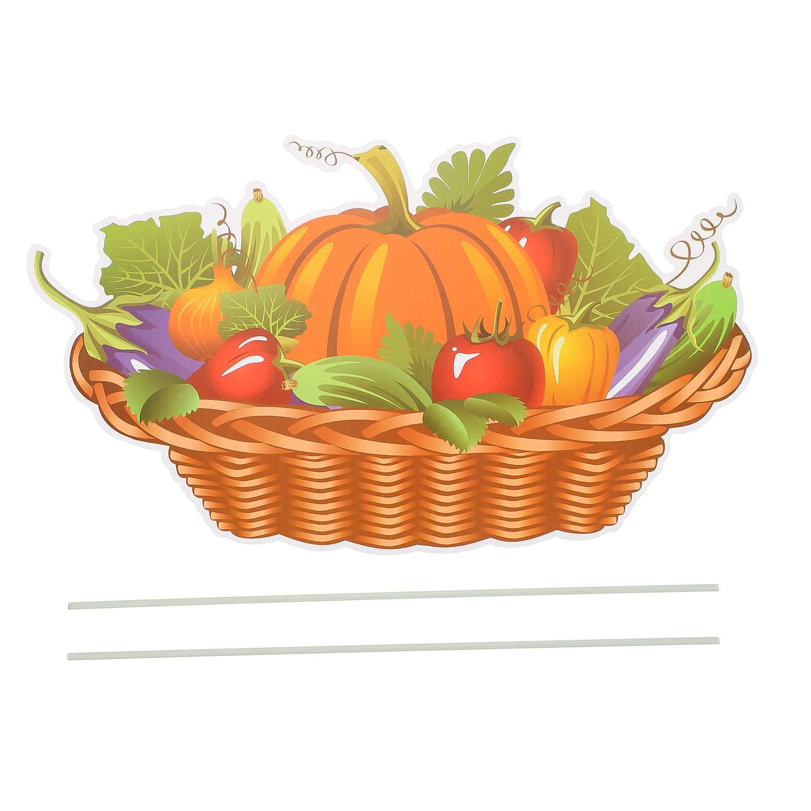 Garden Insert Board Thanksgiving Outdoor Sign Exquisite Craftsmanship Durable Plastic Realistic Textures Festive Yard Decor