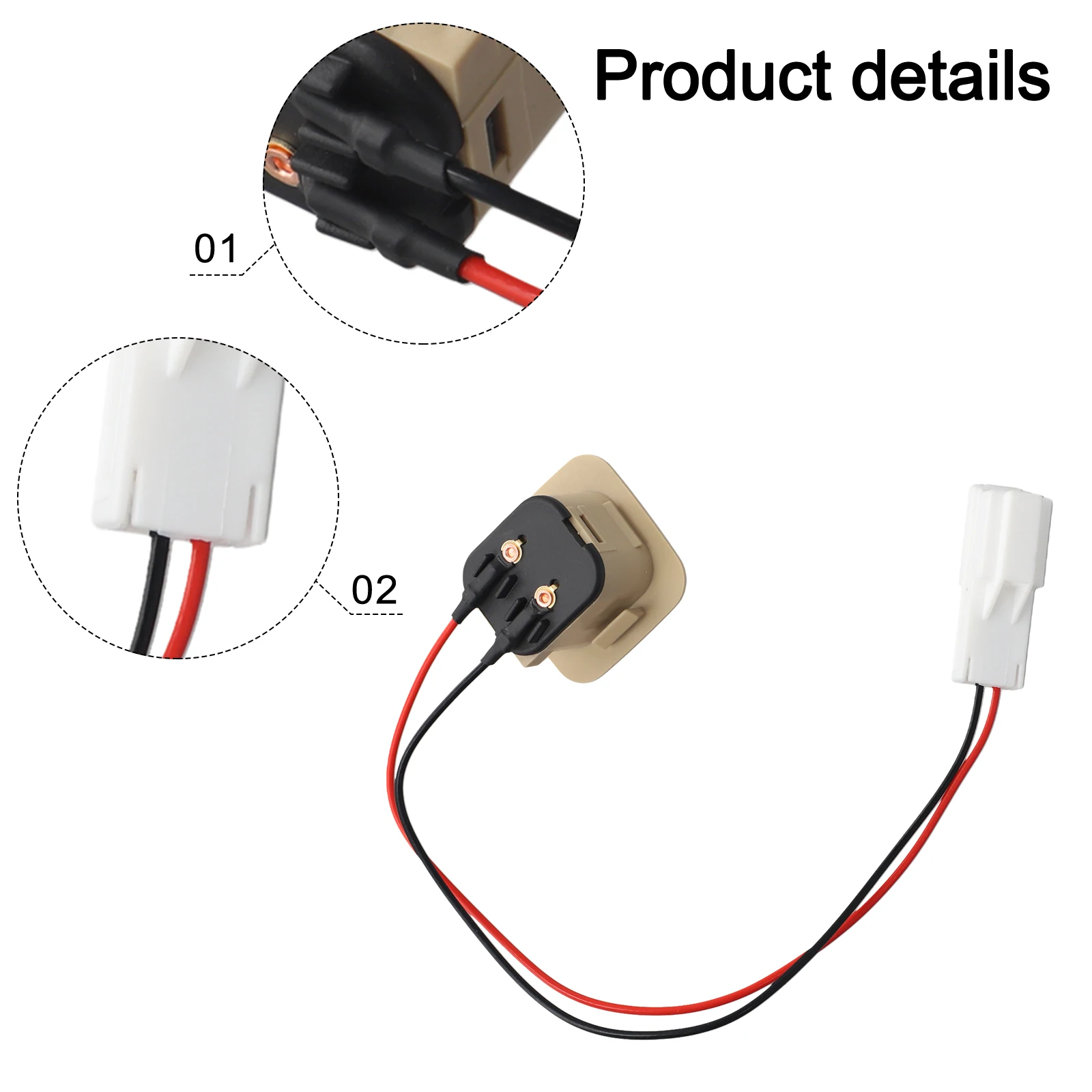 

Beige Rear Trunk Lid Switch Cost-effective Replacement DIY Friendly Installation Car Maintenance For Hyundai Elantra Sedan