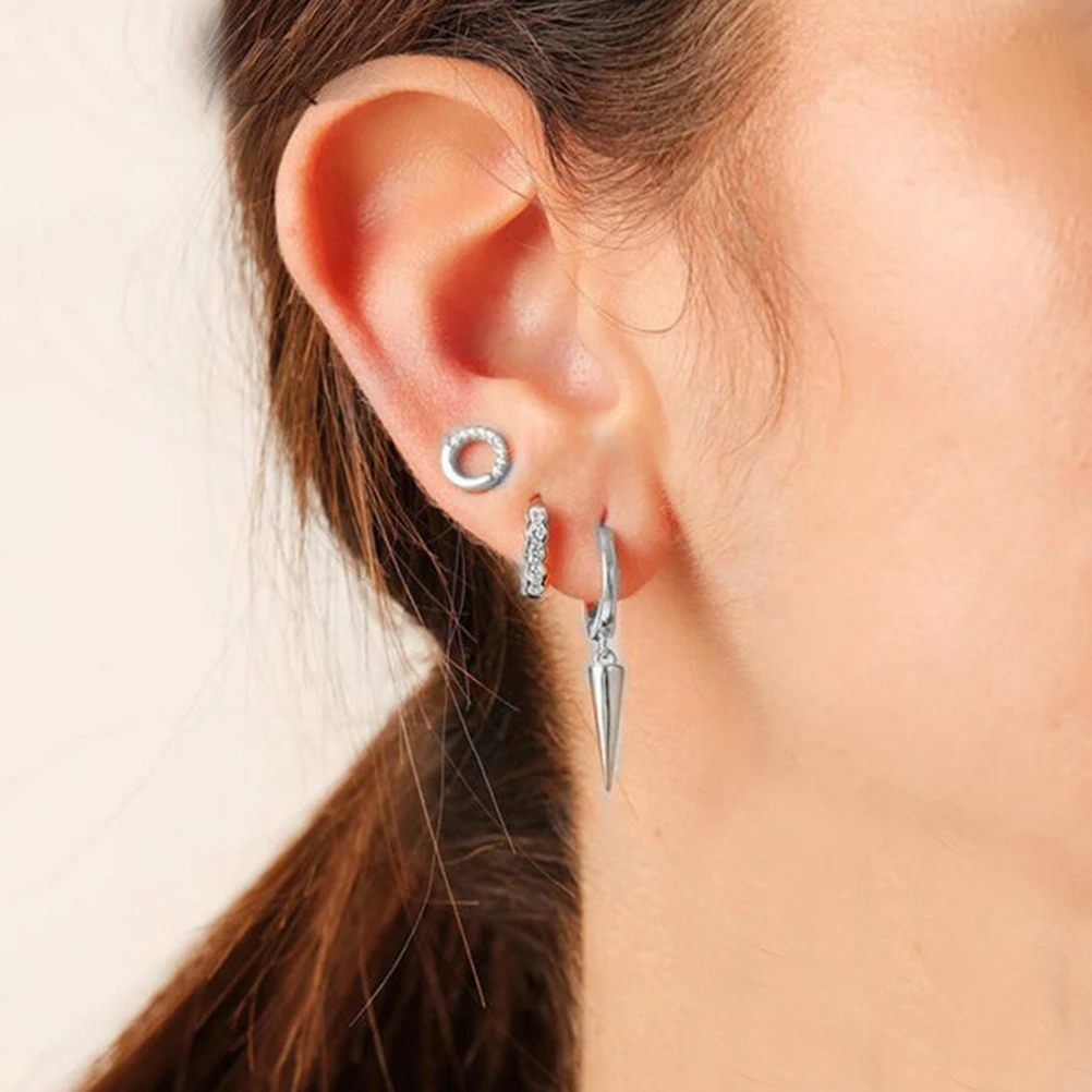 

Creative Earrings Holiday Jewelry Geometric Silver Daily Wear Minimalist
