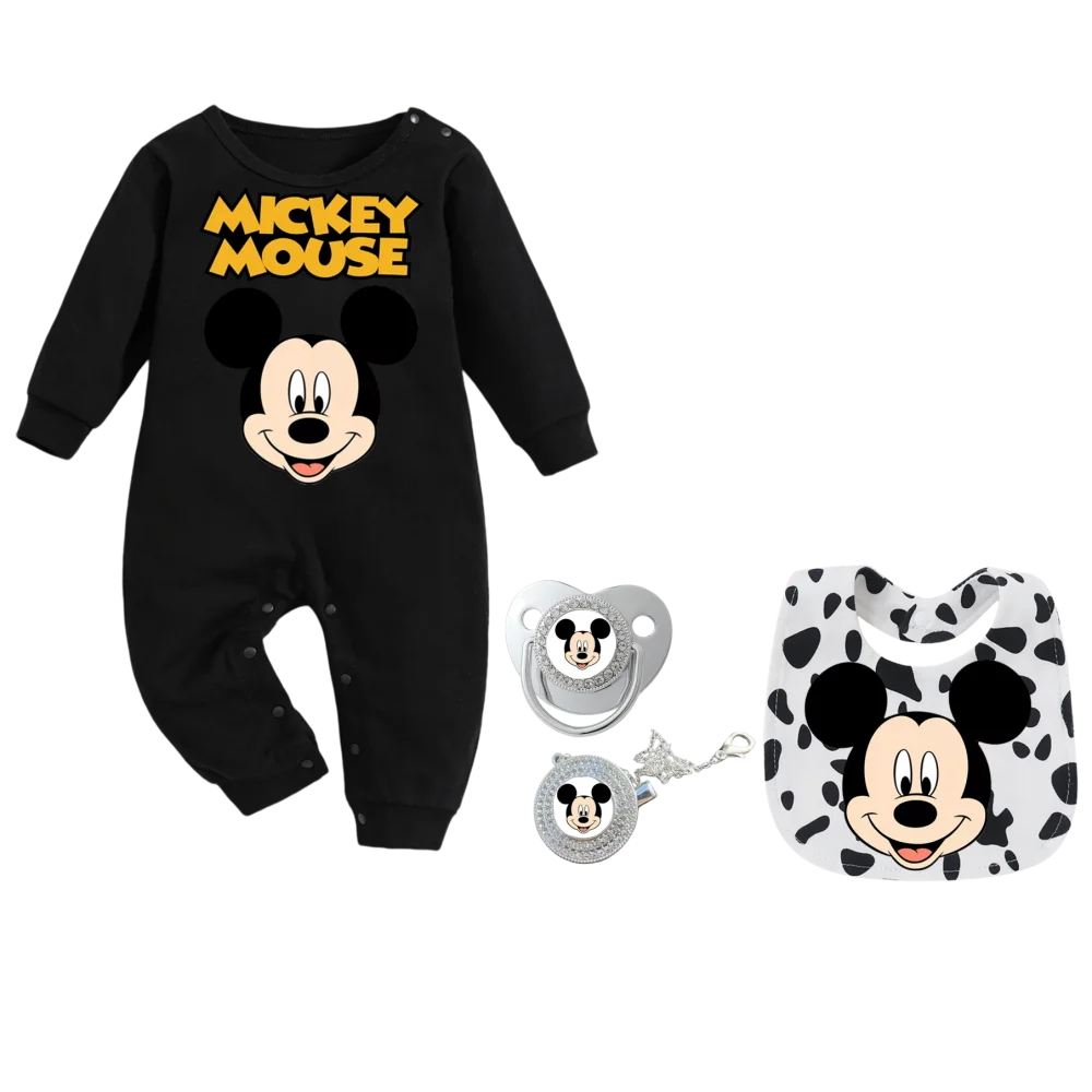 

Cotton baby bibs baby and children's crawling clothes long-sleeved crawling suits baby nipple chain clips hiccup cloths newborn