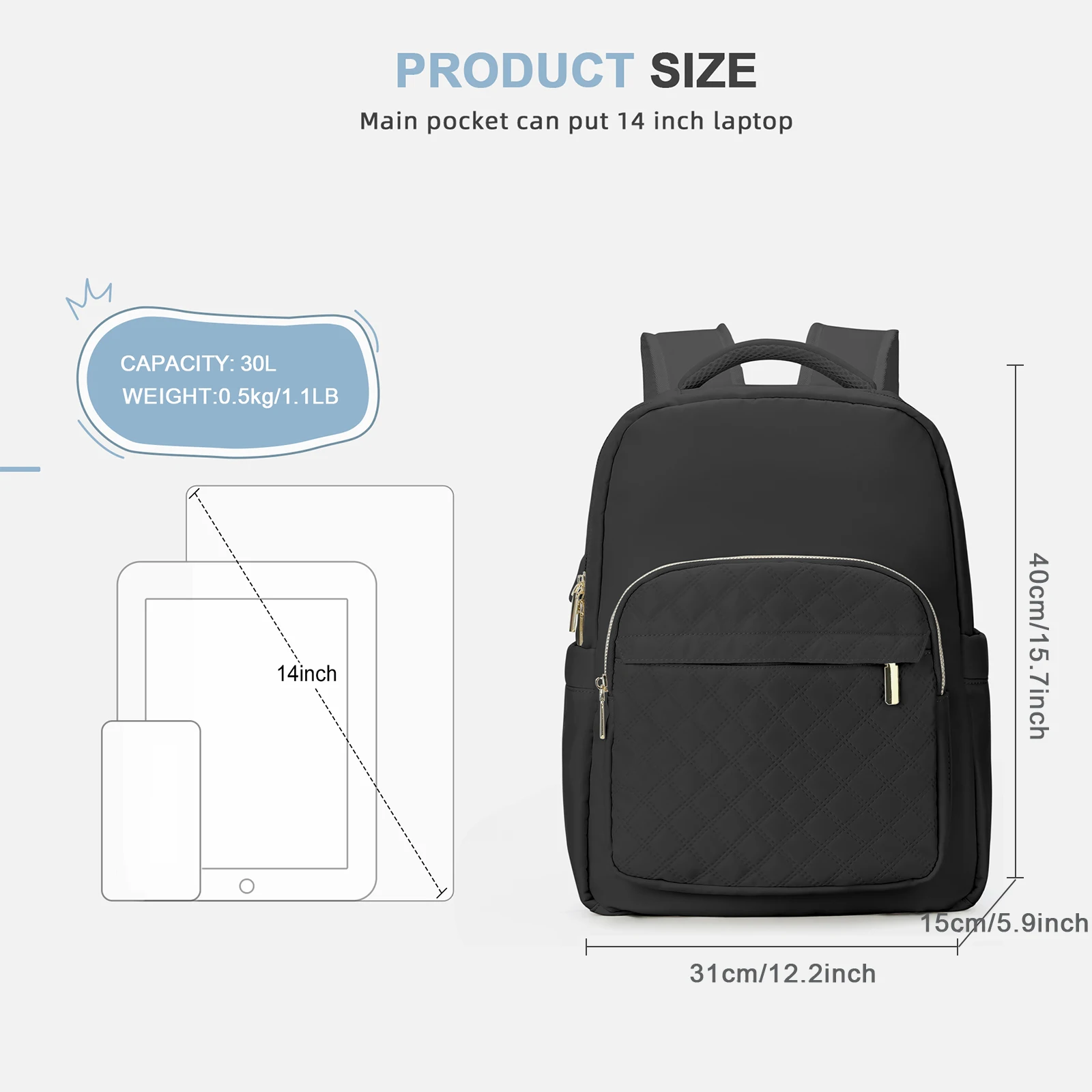 New Simple Fashion Women Backpack Large Capacity Laptop Backpack Work Elegant Handbags Cabin Shoulder Bag School USB Travel Bags