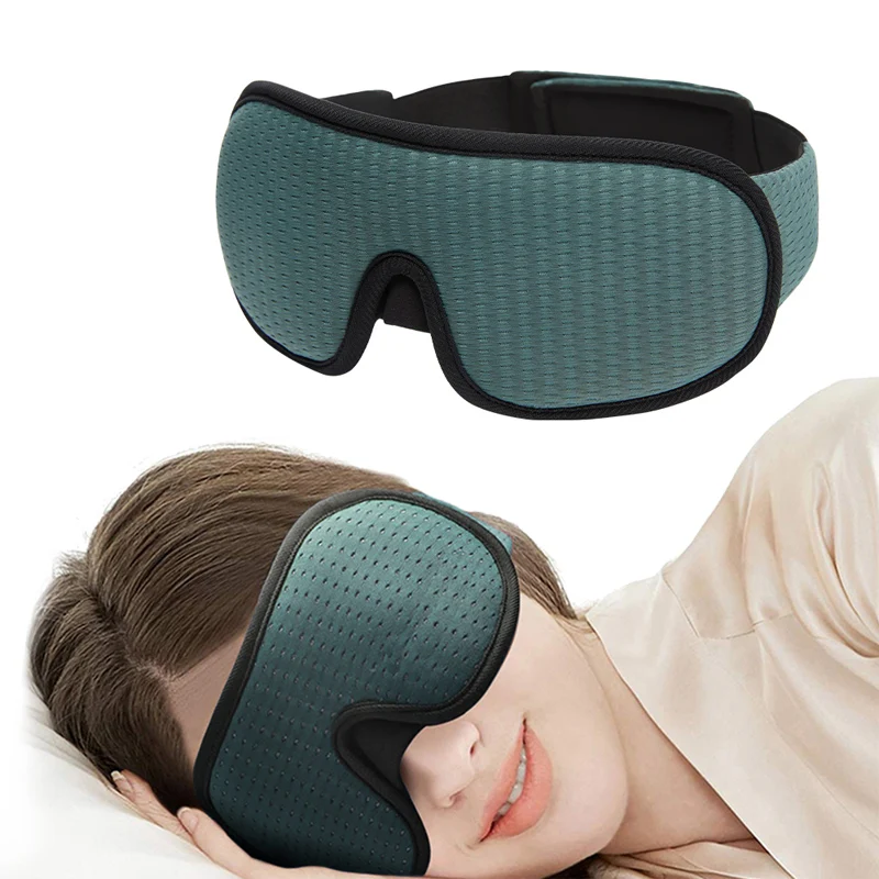 3D Sleep Mask 100% Blocking Light Eye Mask Travel Rest Relax Blindfold Sleeping Aid Eye Patches EyeShade Cover Slaapmasker