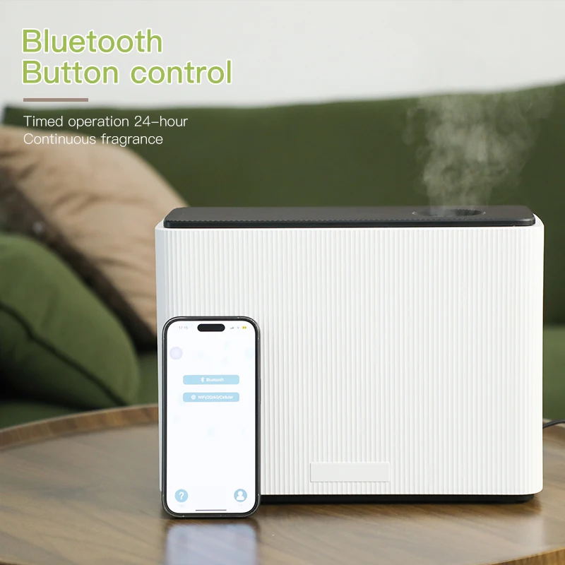 HVAC 4000m3 Diffusore di aromi Aroma domestico 1000ML Capacità di olio essenziale Profumo Diffusore di profumo Macchina Bluetooth APP Controllo