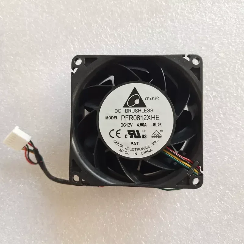 XINYI High Speed 8CM Cooling Fan for 8038 Ultra-Violent 12V 4.9A Modified Motorcycle and Electric Vehicle with 13000 RPM