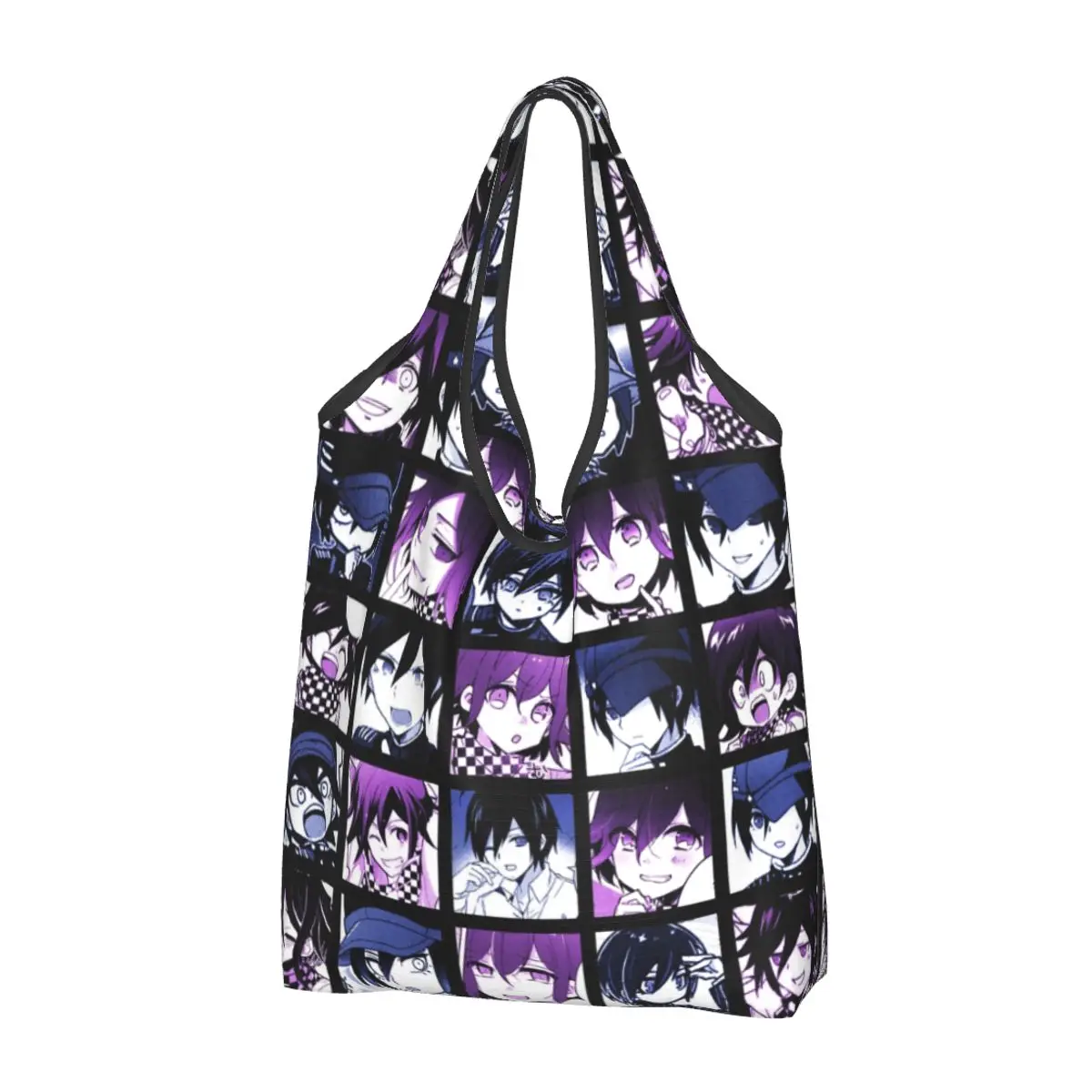 saco-de-compras-reutilizavel-shuichi-kokichi-manga-para-compras-dobraveis-danganronpa-anime-sacos-de-compras-lavaveis-grandes-sacolas