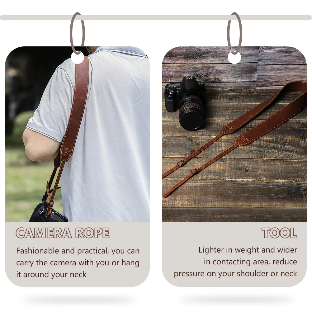 

Camera Strap Shoulder Vintage Harness for Photographers Comfortable Miss