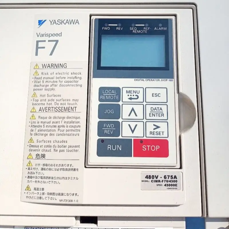 Yaskawa CIMR-F7U4300 Inverter New In Box Expedited Delivery