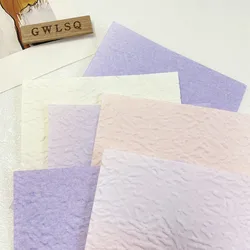 6Pcs A5 Vintage Color Gradient Textured Paper Scrapbooking Decoration Supplies DIY Junk Journal Collage Background Art Paper