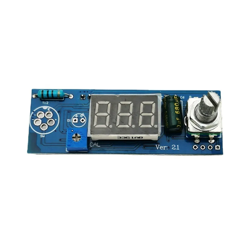 T12-D digital display welding station controller DIY electric soldering iron high-power adjustable thermostatic circuit board