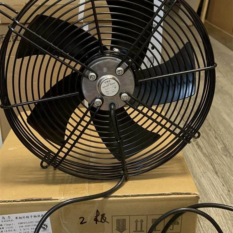 Original, outer rotor axial flow fan YDWF67L35P2-360P-300S cold storage air compressor