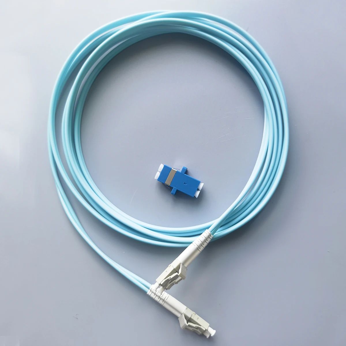 

OM3 Optic Patch Cord Cable LC/UPC-LC-UPC LSZH Duplex Multimode Diameter 3.0mm Fiber Optic Patch Cord 3M Extension Cable