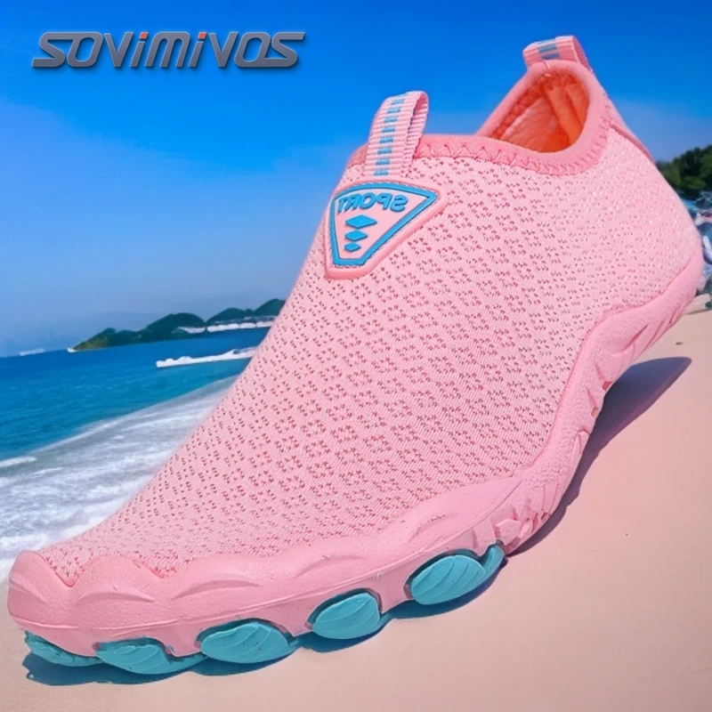 

Aqua Shoes Women Barefoot Five Fingers Sock Water Swimming Shoes Breathable Hiking Wading Shoes Beach Outdoor Upstream Sneakers