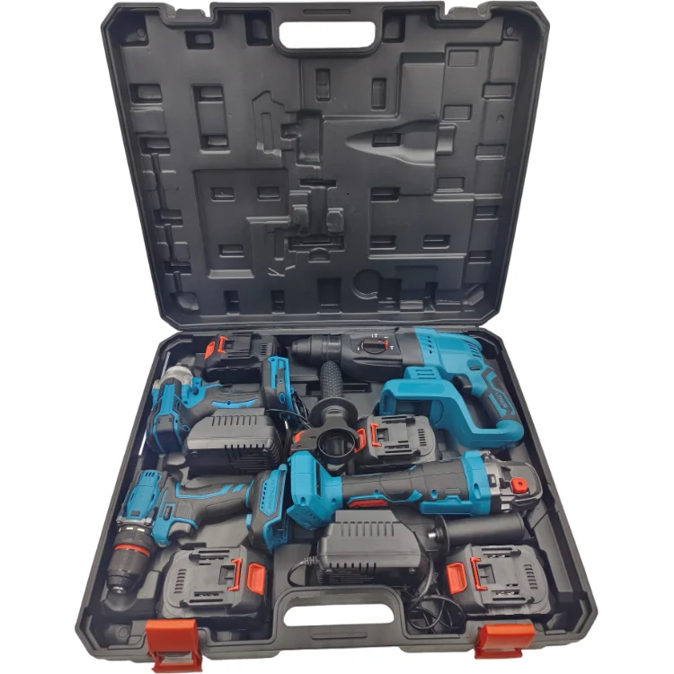 hit productProfessional Quality Customizable Brushless Electric Drill Tool Set Aluminium Lithium Battery 20V/21V/18V 1-Year Warr