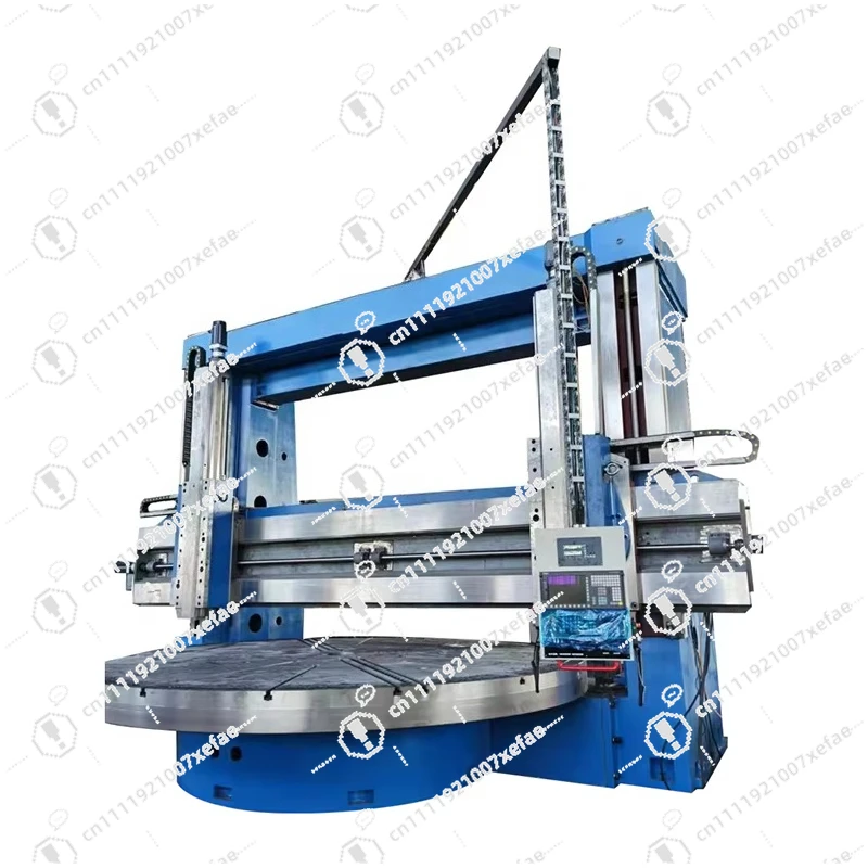 Heavy Duty Manual Double Column Vertical Lathe SP5235 High Rigidity 3150mm Cutting Diameter for Metal Processing