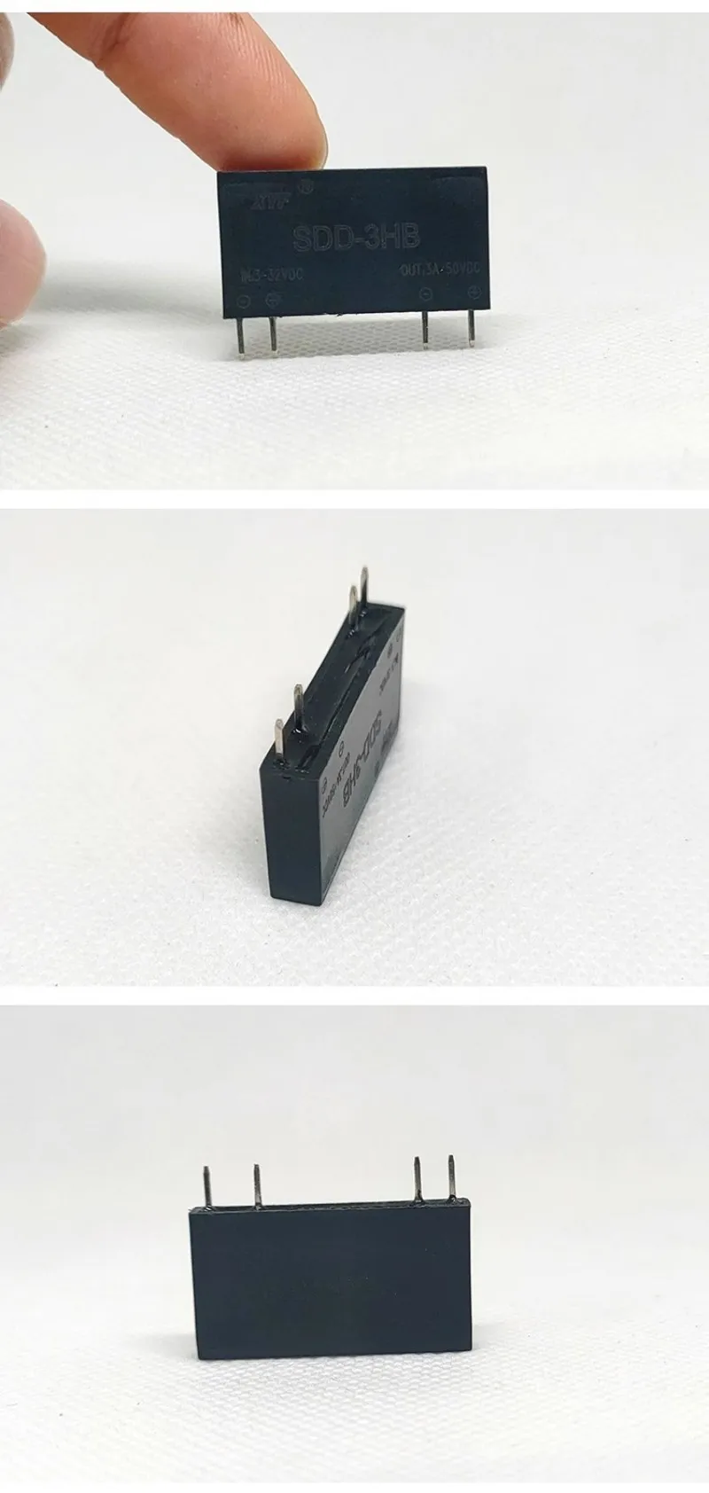 5pcs Ultra-small ultra-thin DC-DC solid state relay PCB pin can be installed with rail SDD-3HB