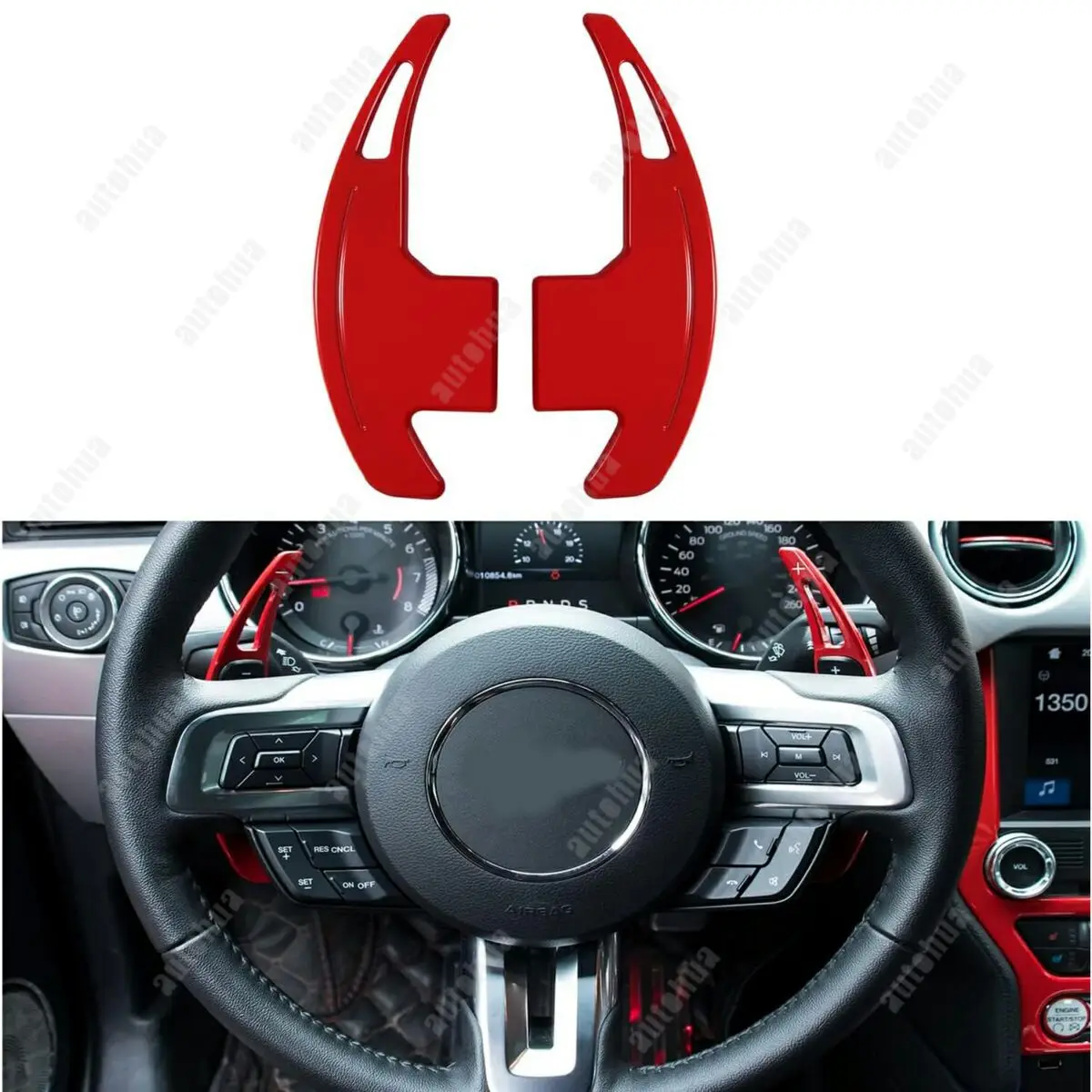 

Алюминиевый удлинитель переключения передач на руле для Ford Mustang 2015 2016 2017 2018 2019 2020 2021 2022 2023