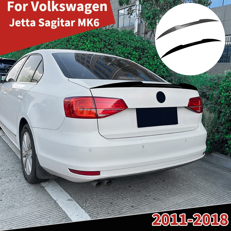 

Заднее крыло багажника для Volkswagen Jetta Sagitar MK6 2011-2018 M4, модель хвоста, задний спойлер, защита лезвия, накладка, автокомплекты для тюнинга