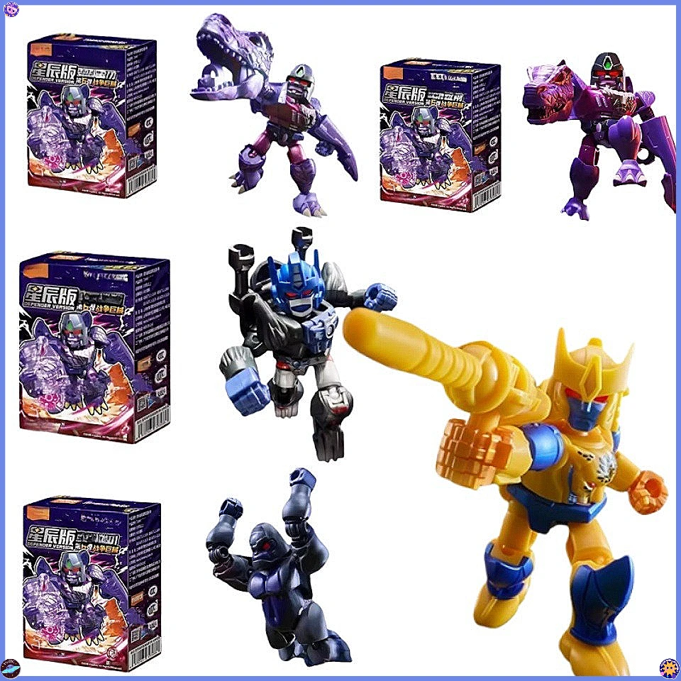 

Фигурка Bloks Brick Megatron Stellar Edition Series 6, мини-слепая коробка, Коллекционная игрушка, фигурка в подарок