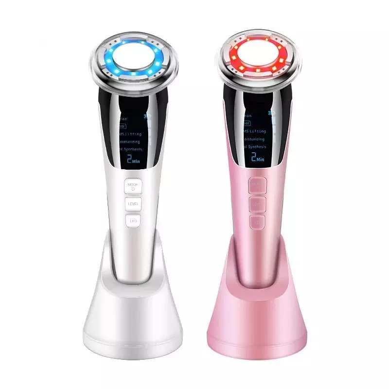 

Micro-current Face Lift Firming Beauty Instrument Hot and Cold Photon Skin Rejuvenation Face Massager