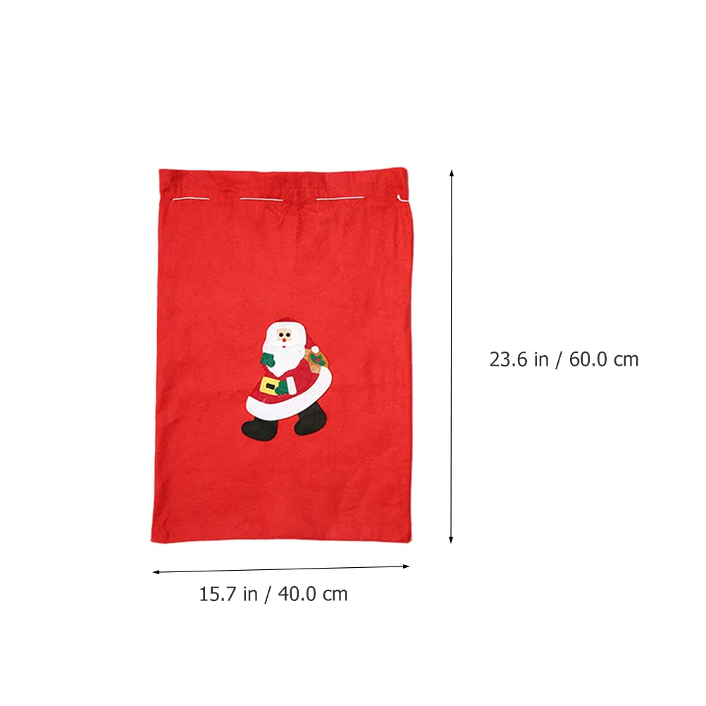 

2Pcs Santa Backpack Non woven Fabric Christmas Bags Storage Pouches C y Gift Bag Party Favor Kids Snacks Cookies Fruits Gifts
